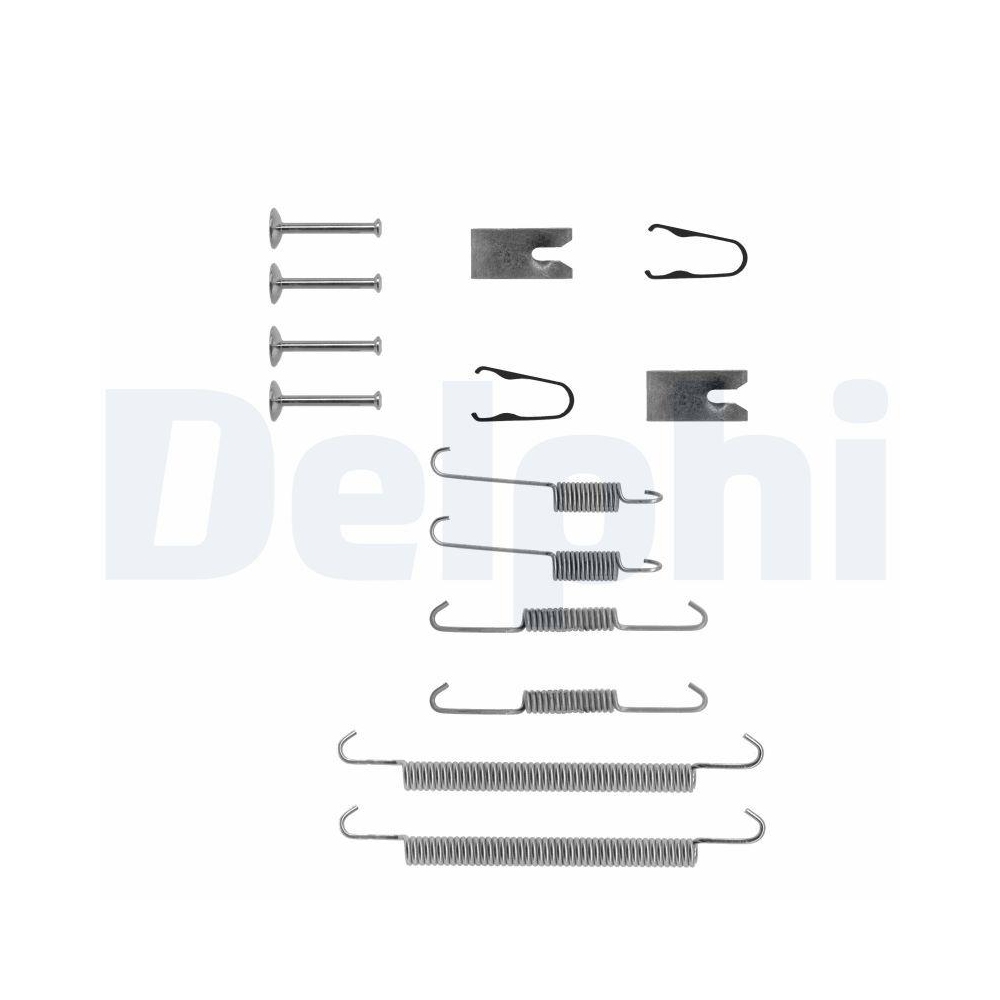 DELPHI LY1255 Zubeh&ouml;rsatz, Bremsbacken f&uuml;r TOYOTA, Hinterachse