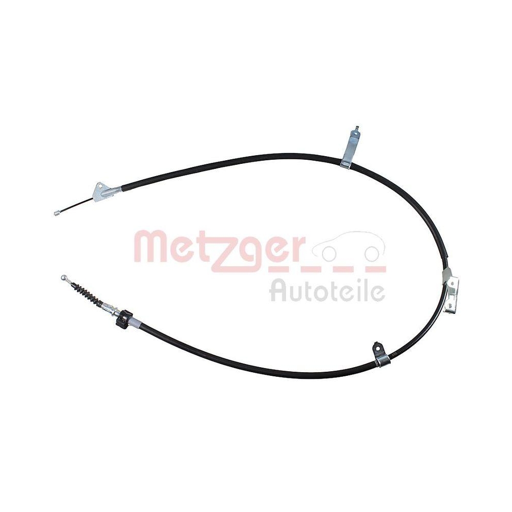 Seilzug, Feststellbremse METZGER 17.1100 f&uuml;r TOYOTA, hinten links