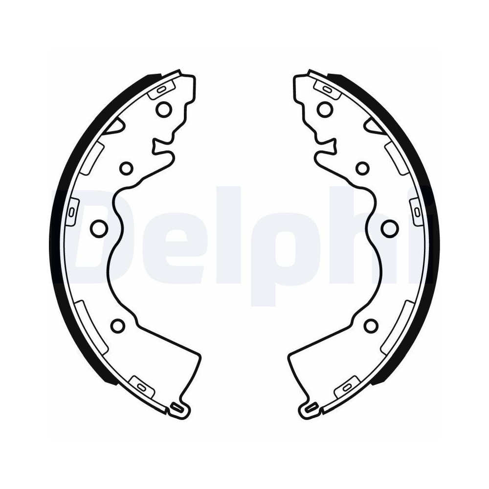 DELPHI LS1996 Bremsbackensatz f&uuml;r HYUNDAI KIA HYUNDAI (BEIJING) KIA (DYK)