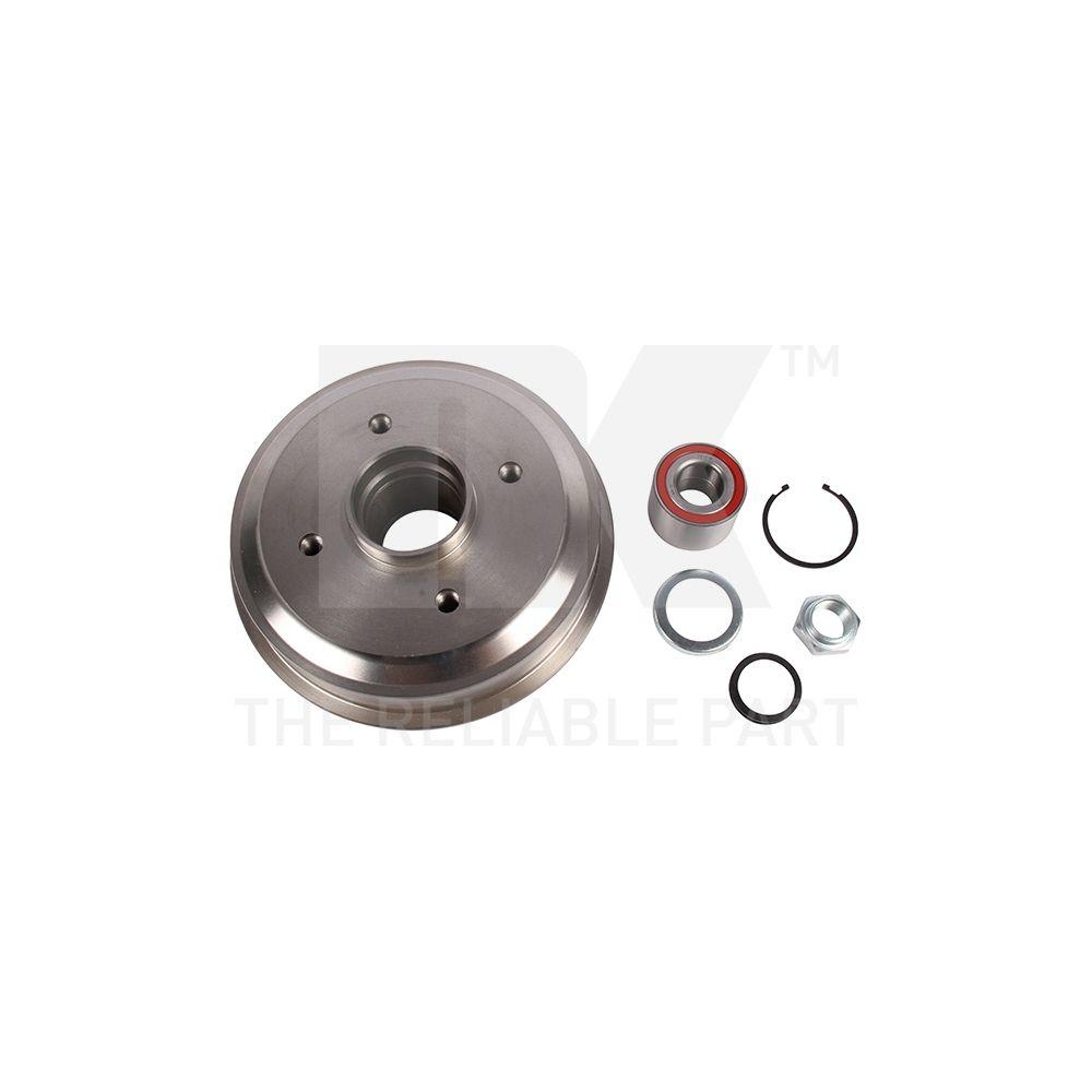Bremstrommel NK 253713 f&uuml;r PEUGEOT, Hinterachse