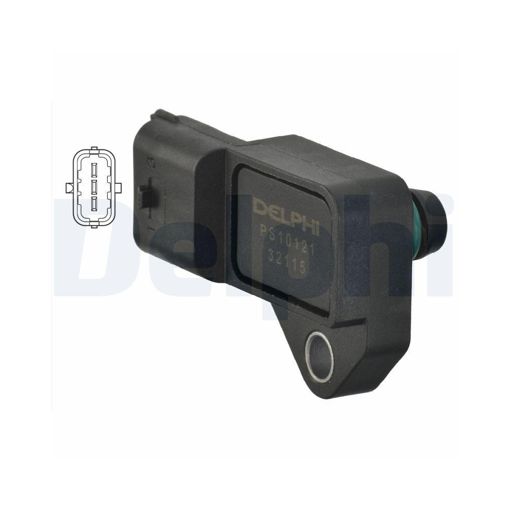 DELPHI PS10121 Sensor, Ladedruck f&uuml;r OPEL SAAB VAUXHALL GENERAL MOTORS