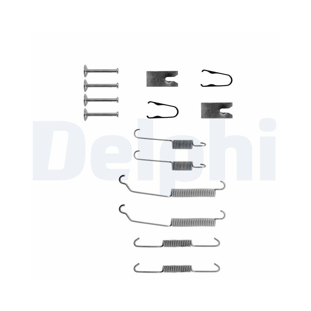 DELPHI LY1257 Zubeh&ouml;rsatz, Bremsbacken f&uuml;r MERCEDES-BENZ, Hinterachse