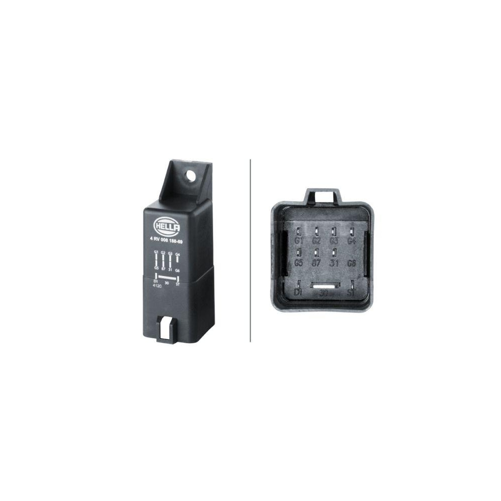 HELLA Steuergerät, Glühzeit 4RV 008 188-691 für VOLVO