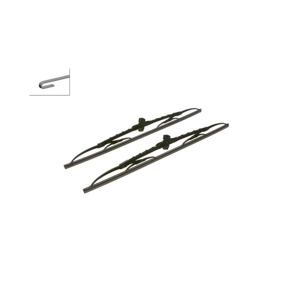 Wischblatt BOSCH 3 397 118 400 Twin für AUDI SAAB TOYOTA VOLVO VW FENDT, vorne