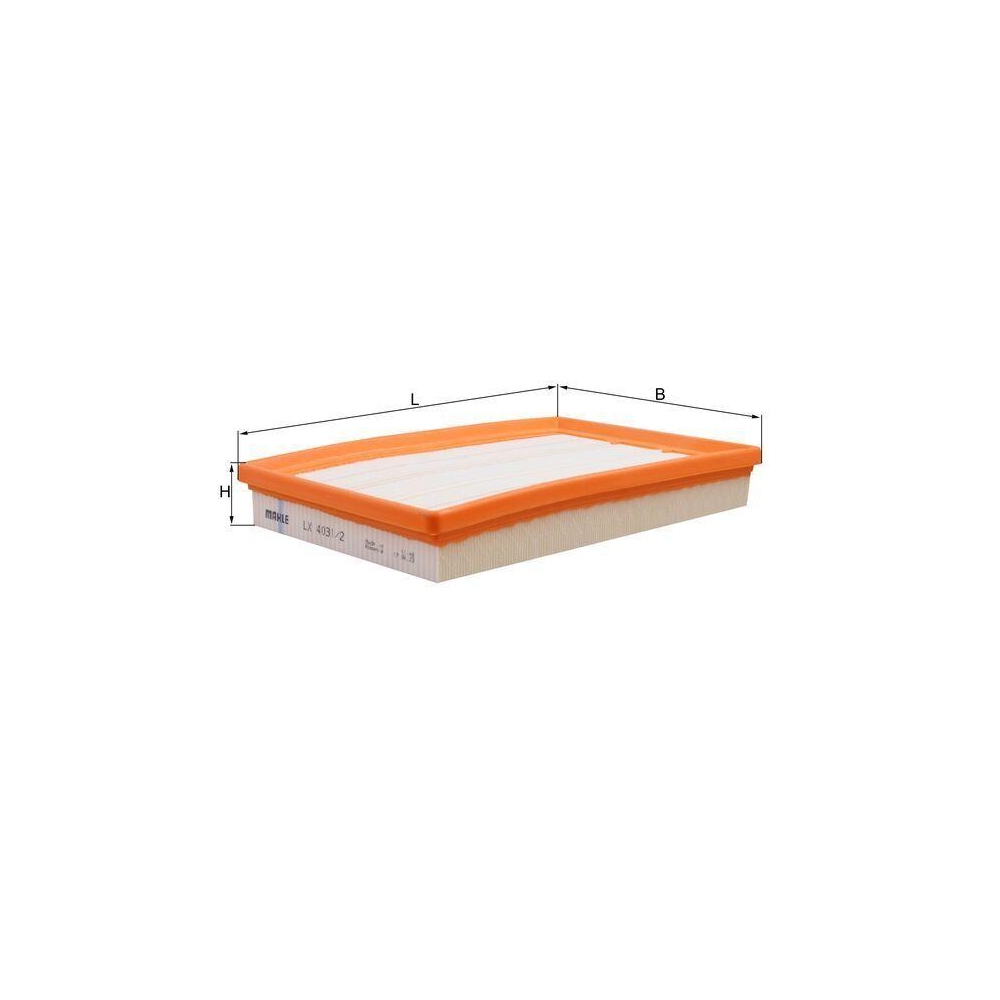 Luftfilter KNECHT LX 4031/2 f&uuml;r MERCEDES-BENZ