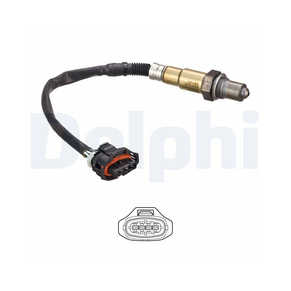 DELPHI ES21208-12B1 Lambdasonde f&uuml;r OPEL VAUXHALL, nach Katalysator