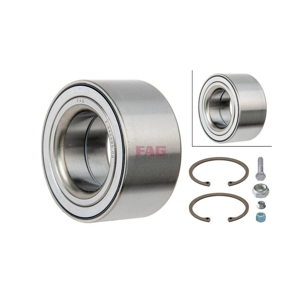 Radlagersatz Schaeffler FAG 713 6101 50 f&uuml;r AUDI, Hinterachse, Vorderachse