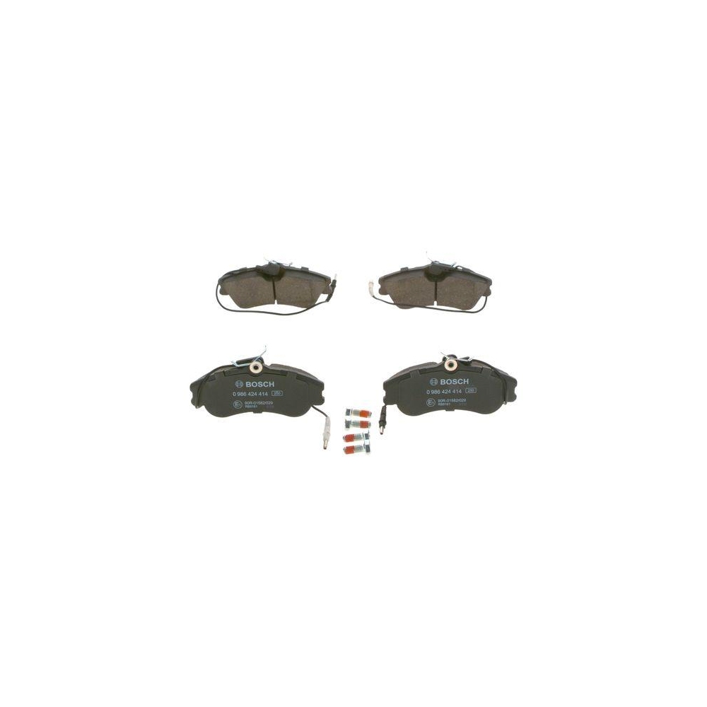 Bremsbelagsatz, Scheibenbremse BOSCH 0 986 424 414 f&uuml;r CITRO&Euml;N PEUGEOT