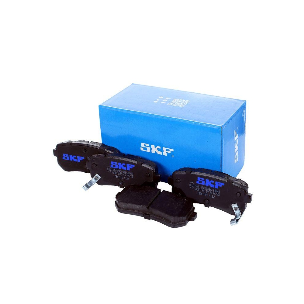 Bremsbelagsatz, Scheibenbremse SKF VKBP 90139 A f&uuml;r HYUNDAI KIA, Hinterachse