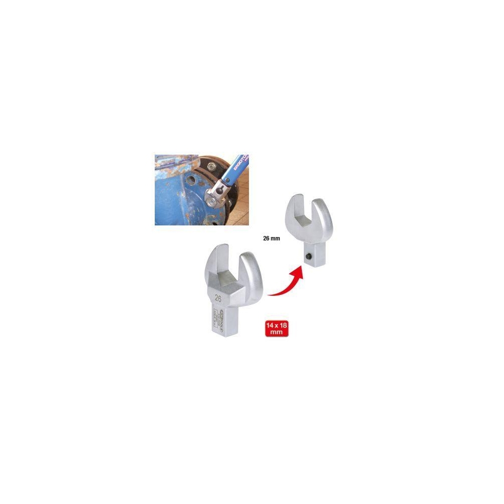 Einsteck-Gabelschl&uuml;ssel, Drehmomentschl&uuml;ssel KS TOOLS 516.2226 f&uuml;r