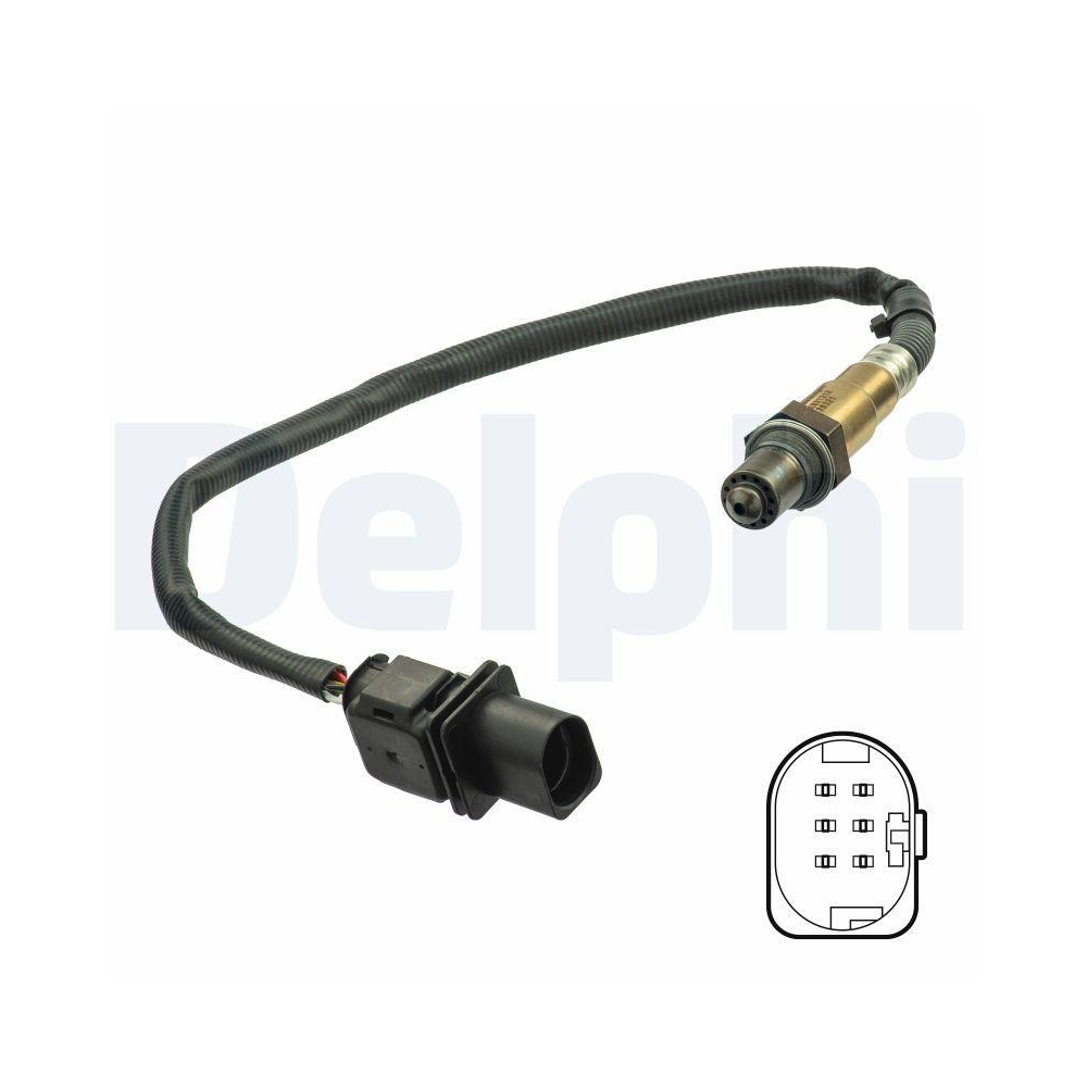 DELPHI ES21212-12B1 Lambdasonde f&uuml;r OPEL VAUXHALL, vor Katalysator