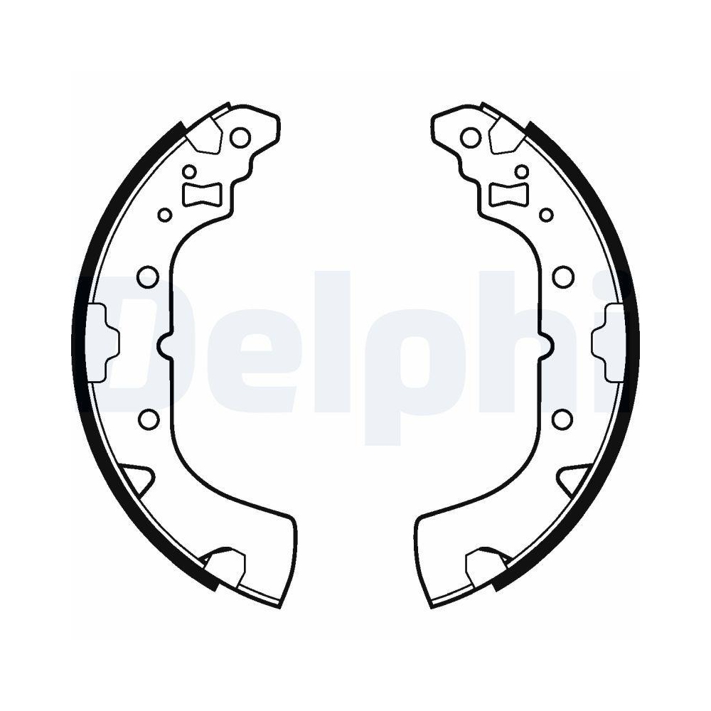 Bremsbackensatz DELPHI LS2113 für MITSUBISHI TOYOTA HYUNDAI KIA