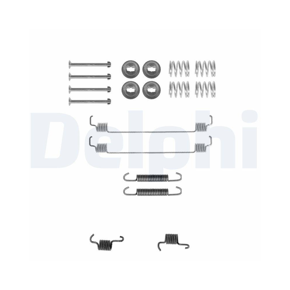 DELPHI LY1261 Zubehörsatz, Bremsbacken für, Hinterachse