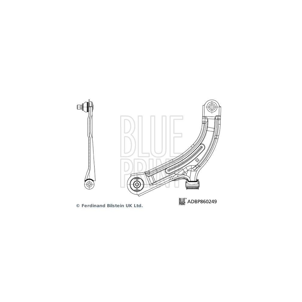 Lenker, Radaufh&auml;ngung BLUE PRINT ADBP860249 f&uuml;r NISSAN, Vorderachse links