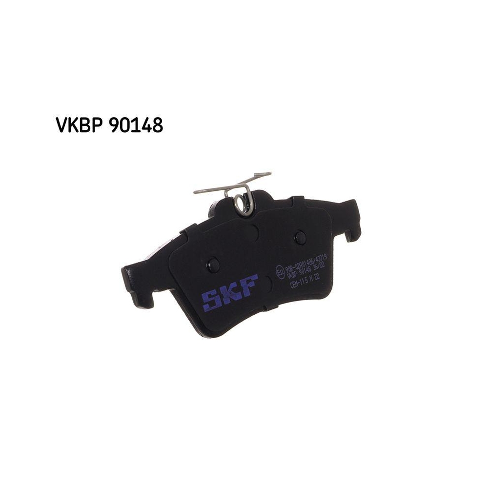 Bremsbelagsatz, Scheibenbremse SKF VKBP 90148 f&uuml;r FORD MAZDA VOLVO, Hinterachse