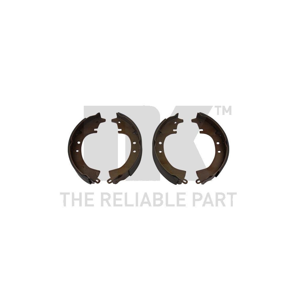 Bremsbackensatz NK 2799257 f&uuml;r DAIHATSU TOYOTA, Hinterachse