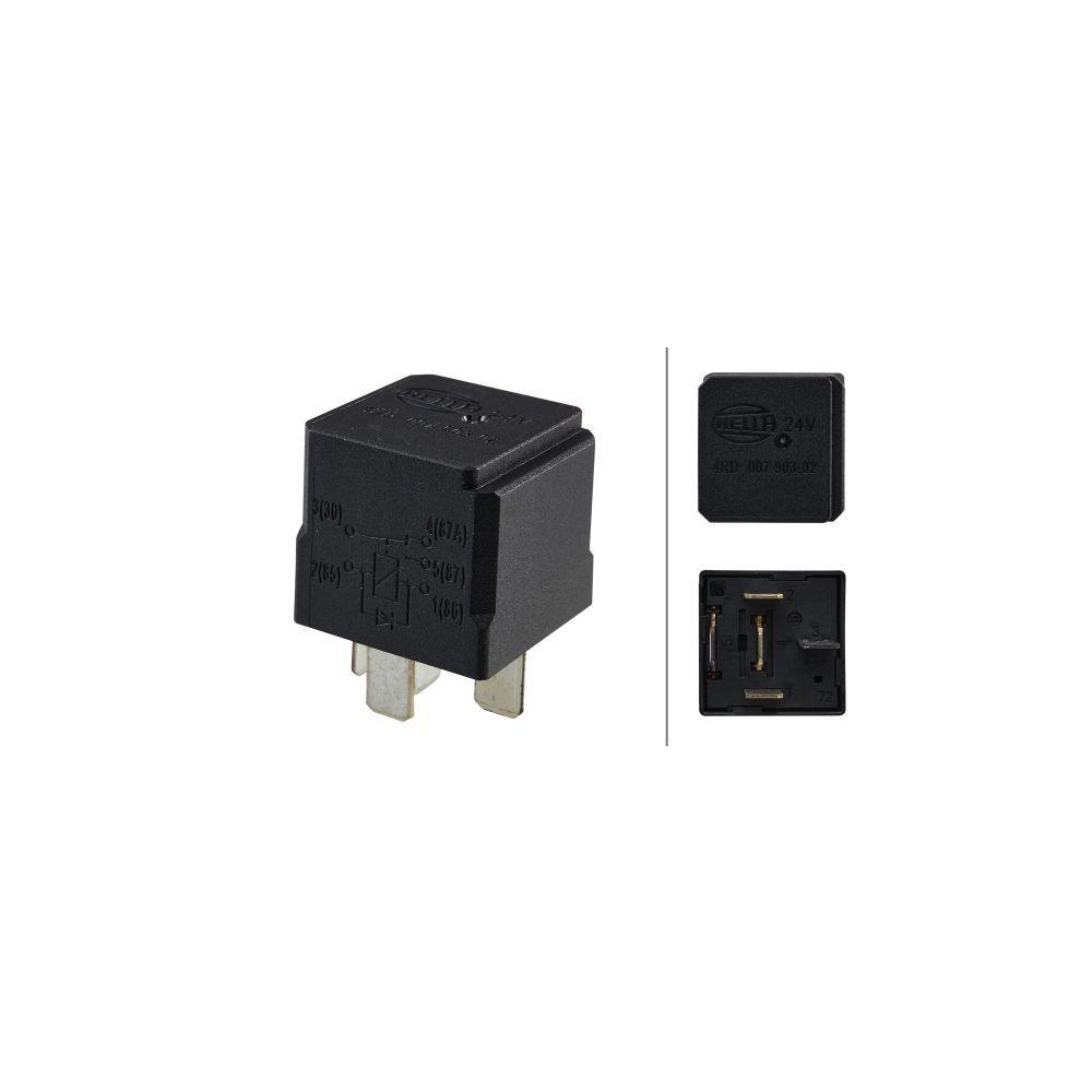 HELLA Relais, Arbeitsstrom 4RD 007 903-021 für MACK BARKAS STEINBOCK GOLDHOFER