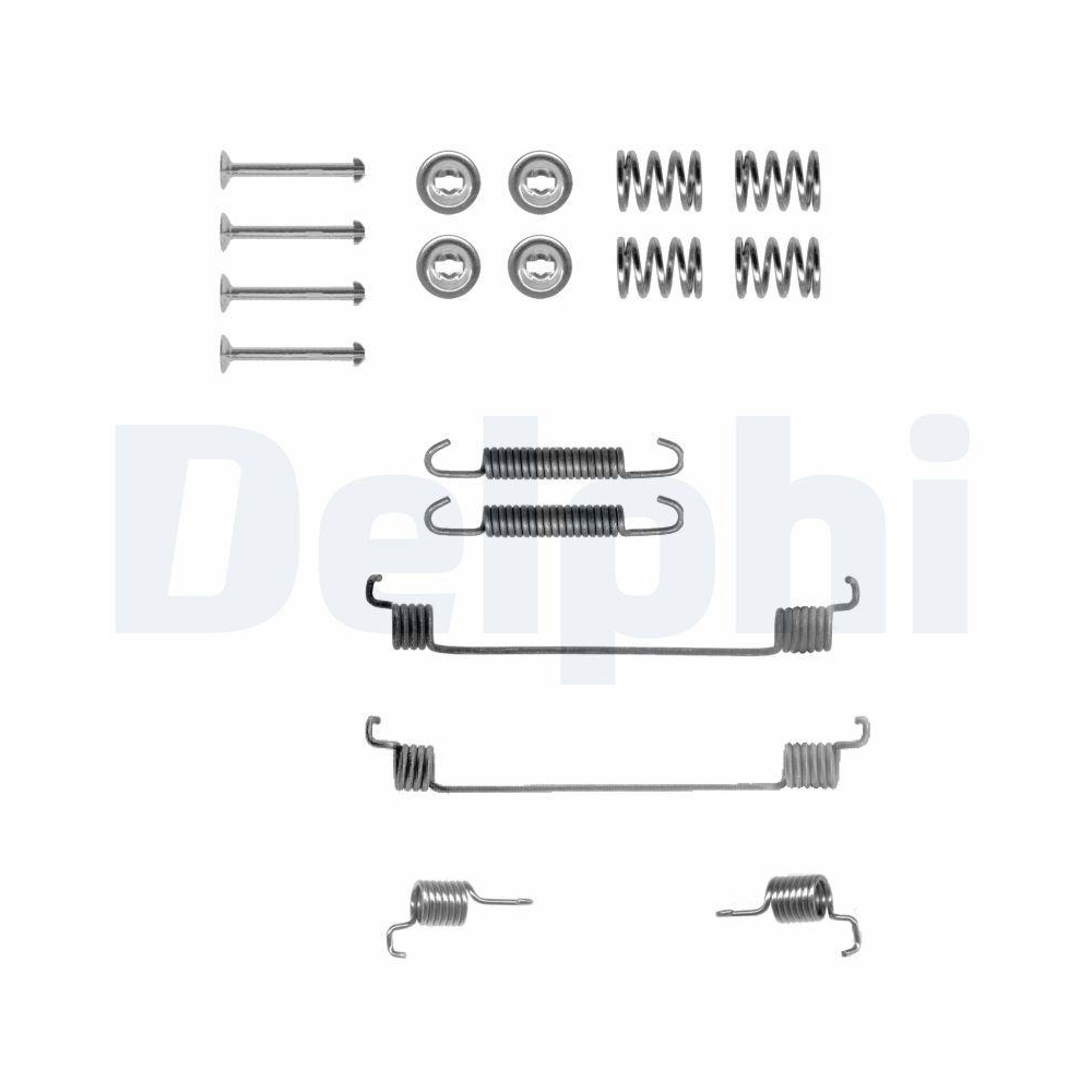 DELPHI LY1061 Zubeh&ouml;rsatz, Bremsbacken f&uuml;r FIAT PEUGEOT RENAULT, Hinterachse