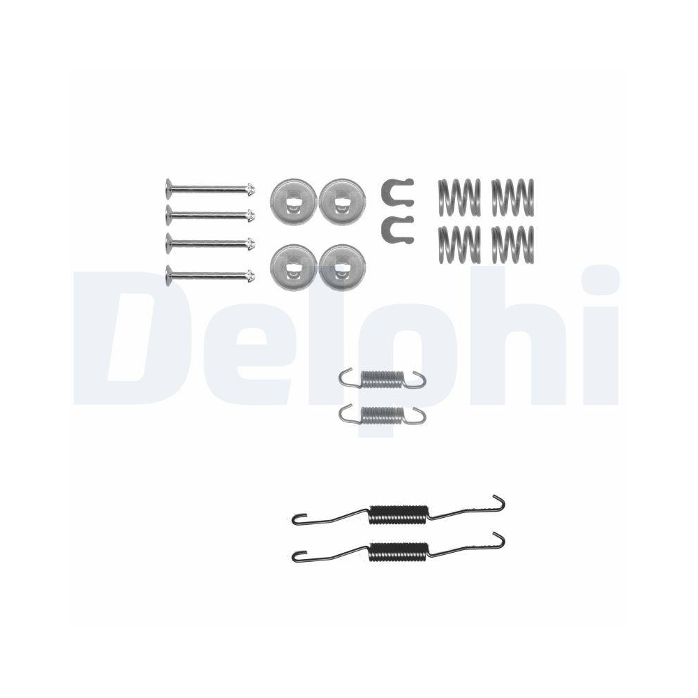 DELPHI LY1262 Zubeh&ouml;rsatz, Bremsbacken f&uuml;r TOYOTA, Hinterachse