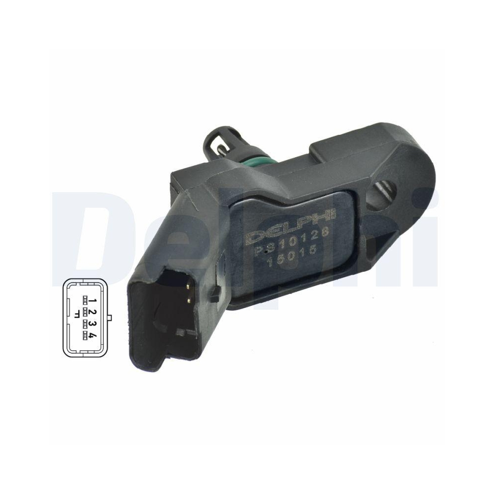 DELPHI PS10128 Sensor, Ladedruck f&uuml;r CITRO&Euml;N FIAT PEUGEOT