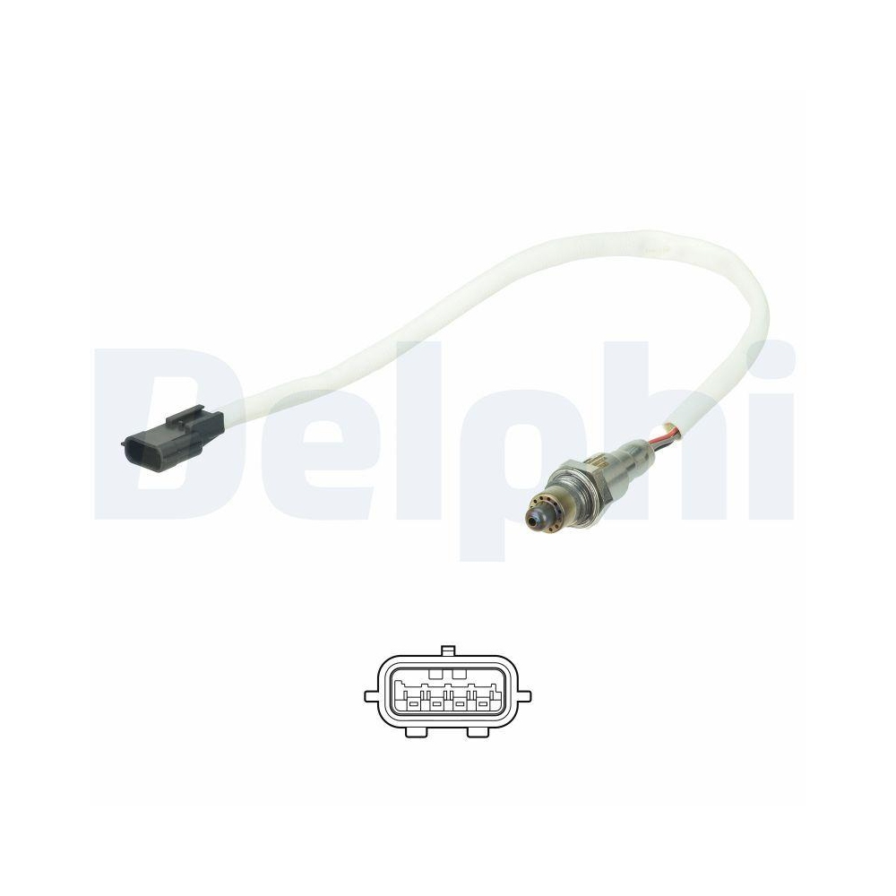 DELPHI ES21214-12B1 Lambdasonde für LADA RENAULT DACIA ALPINE, nach Katalysator