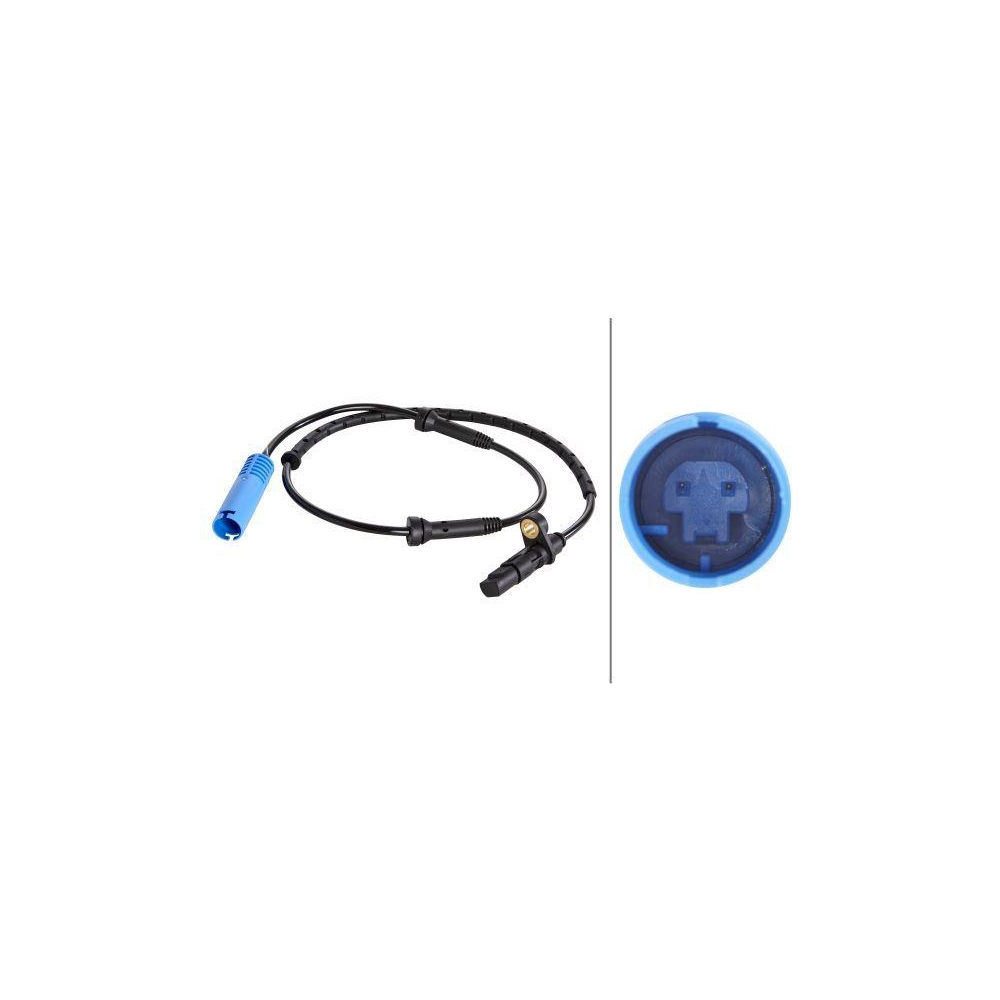 HELLA Sensor, Raddrehzahl 6PU 012 039-061 f&uuml;r BMW, Hinterachse, links, rechts