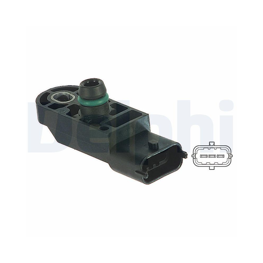 DELPHI PS10130 Luftdrucksensor, Höhenanpassung für ALFA ROMEO FIAT LANCIA NISSAN