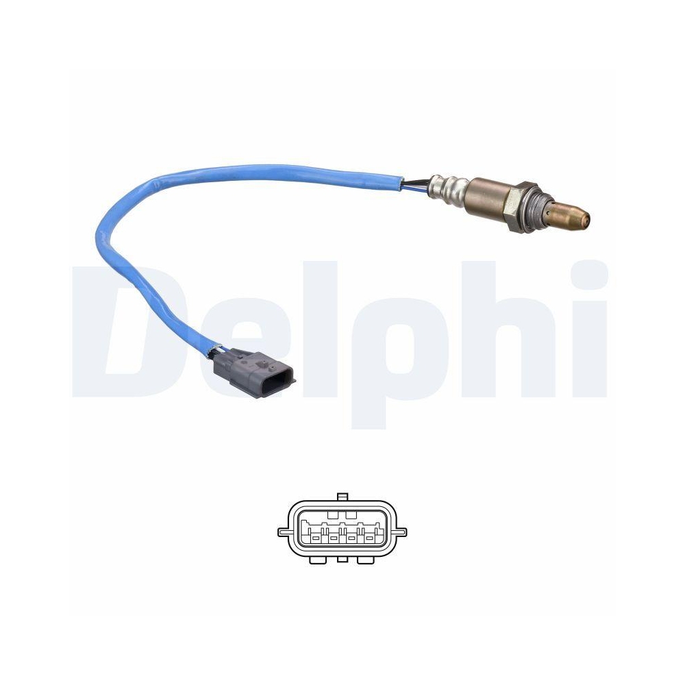 DELPHI ES21216-12B1 Lambdasonde f&uuml;r NISSAN, nach Katalysator, vor Katalysator