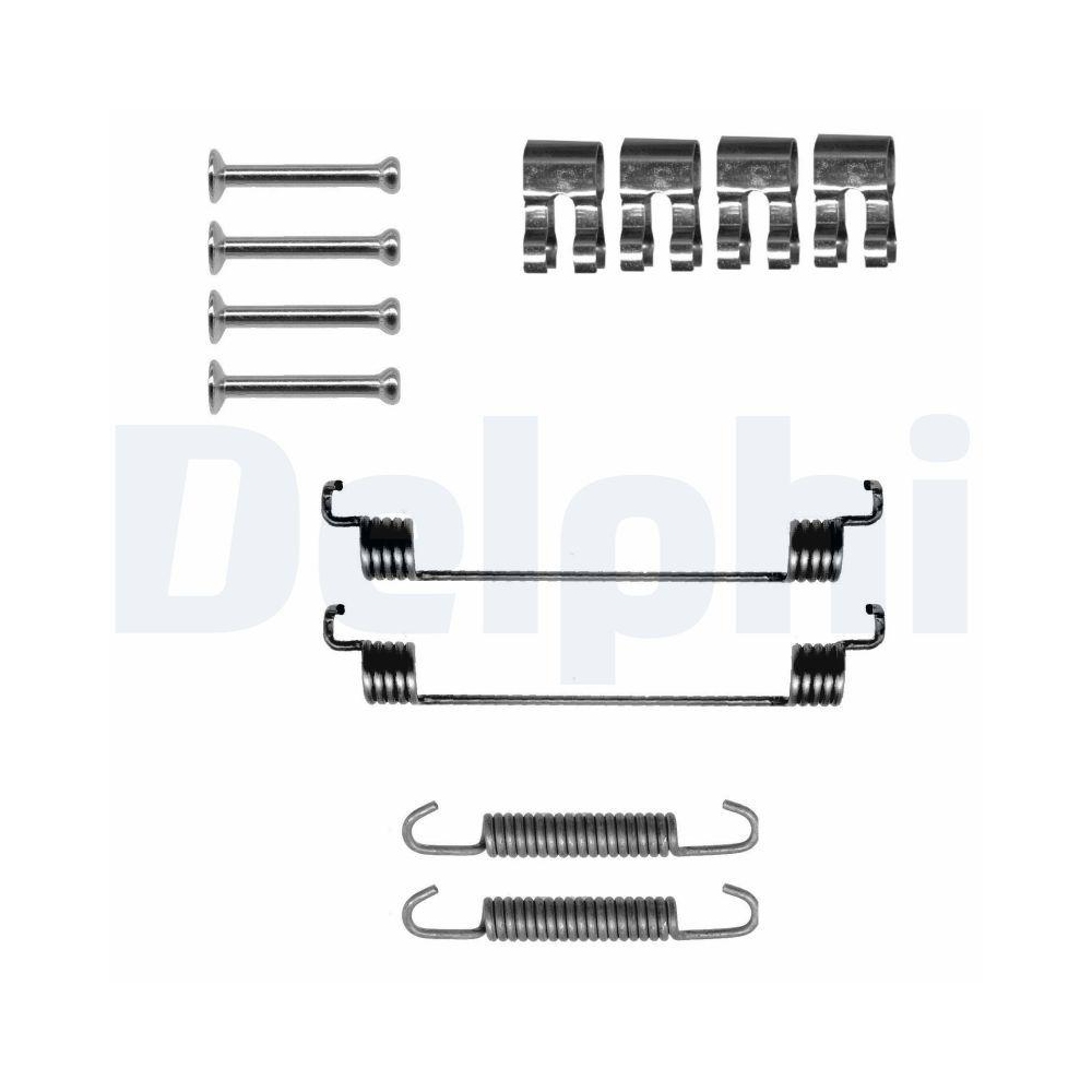 DELPHI LY1267 Zubeh&ouml;rsatz, Bremsbacken f&uuml;r, Hinterachse