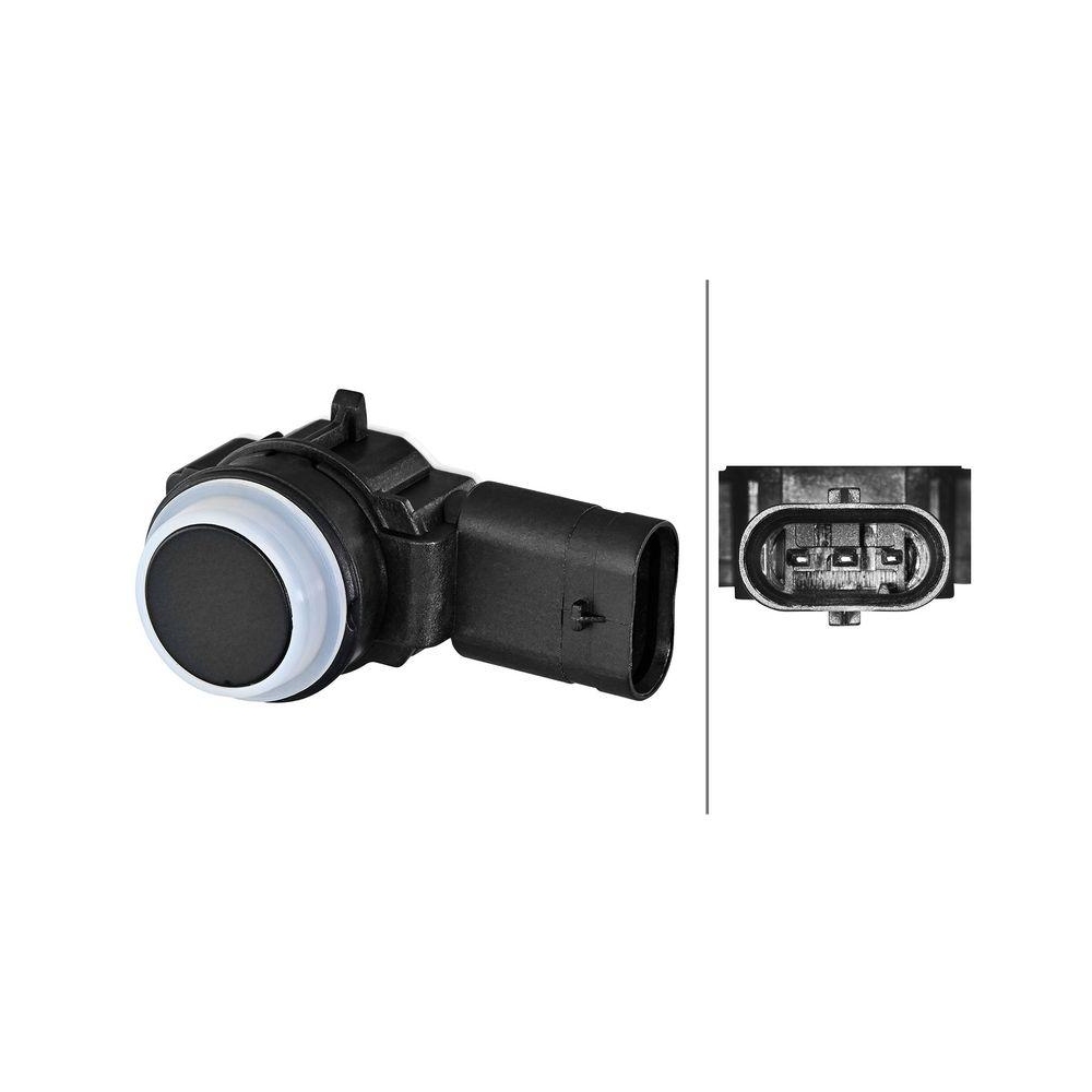 HELLA Sensor, Einparkhilfe 6PX 358 270-391 f&uuml;r AUDI SKODA VW, au&szlig;en, beidseitig
