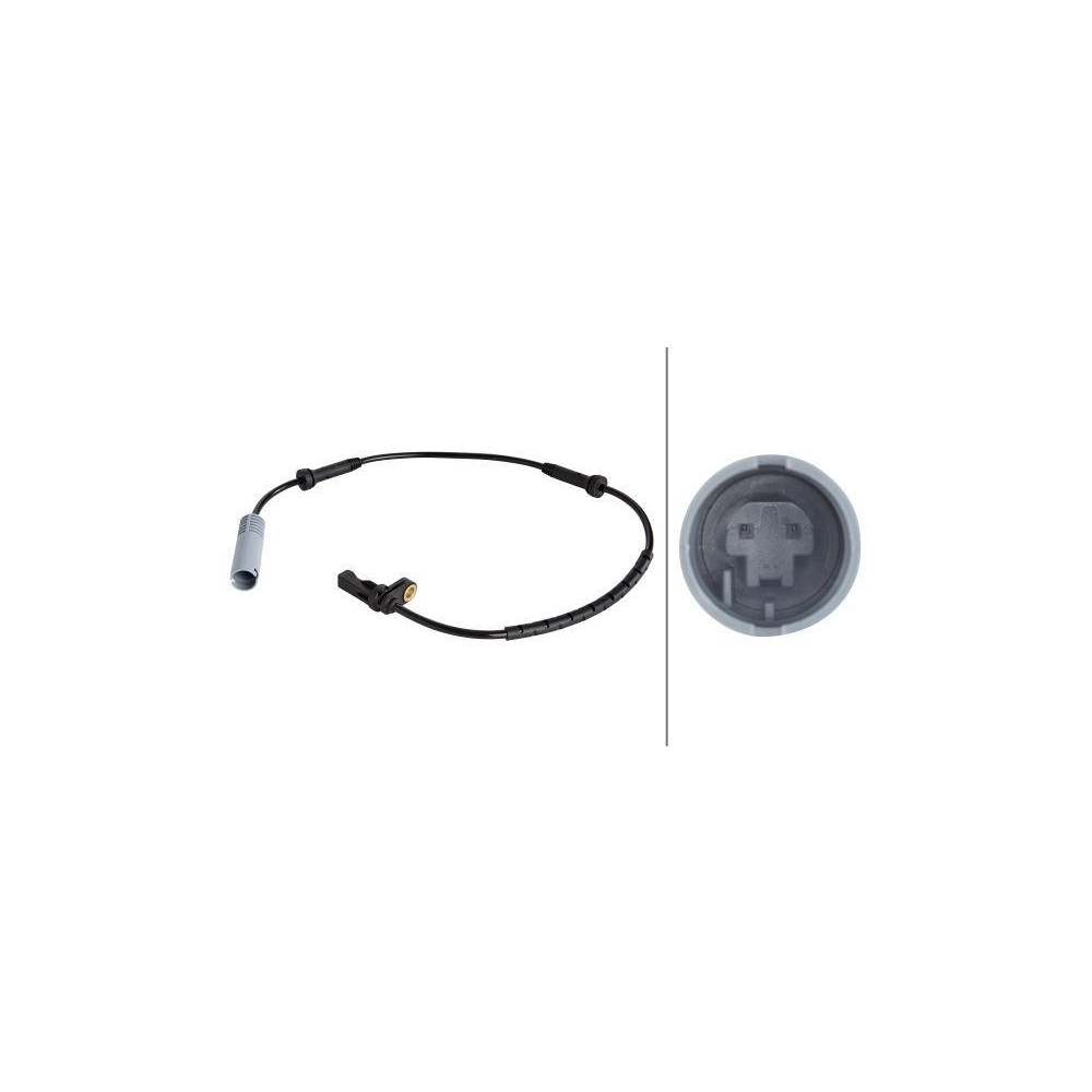HELLA Sensor, Raddrehzahl 6PU 012 039-761 f&uuml;r BMW, Vorderachse, links, rechts