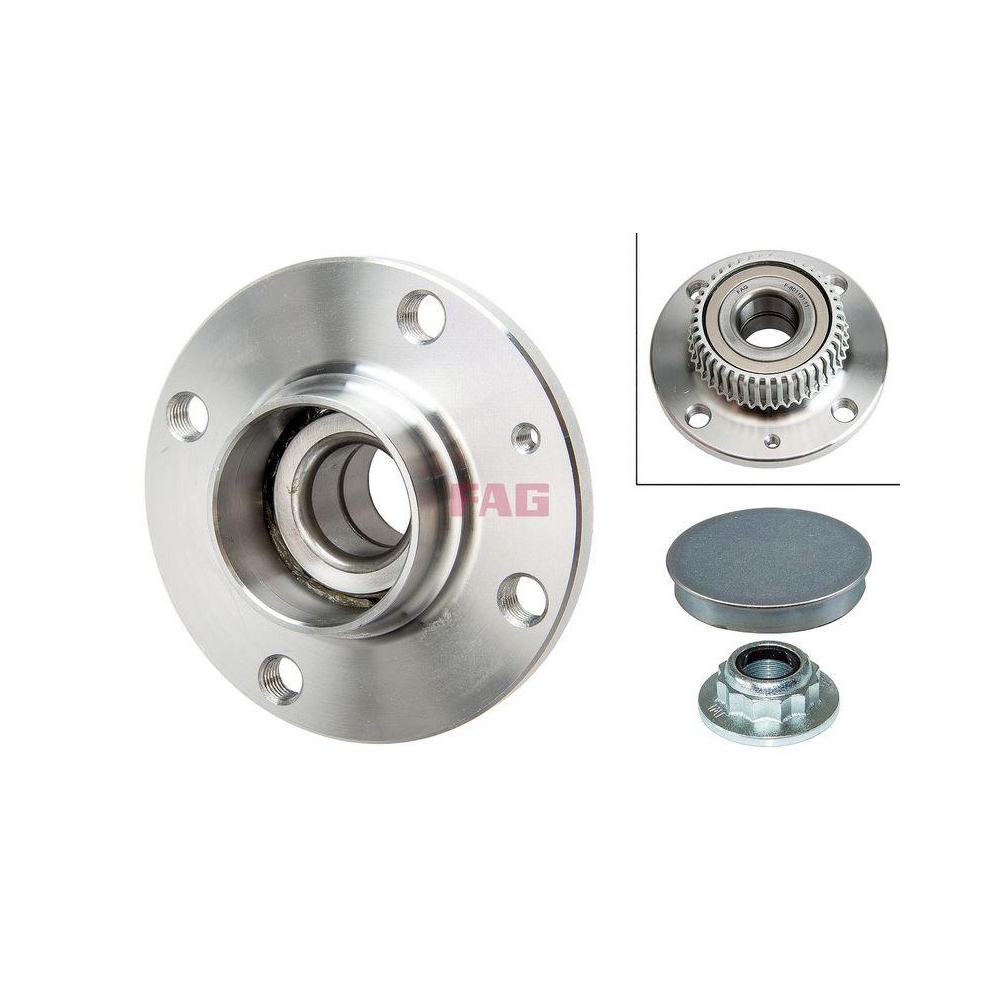 Radlagersatz Schaeffler FAG 713 6103 20 f&uuml;r SEAT VW, Hinterachse