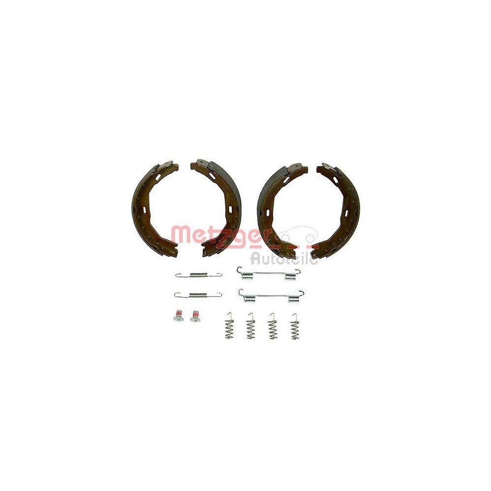 Bremsbackensatz, Feststellbremse METZGER KR 214 f&uuml;r MERCEDES-BENZ