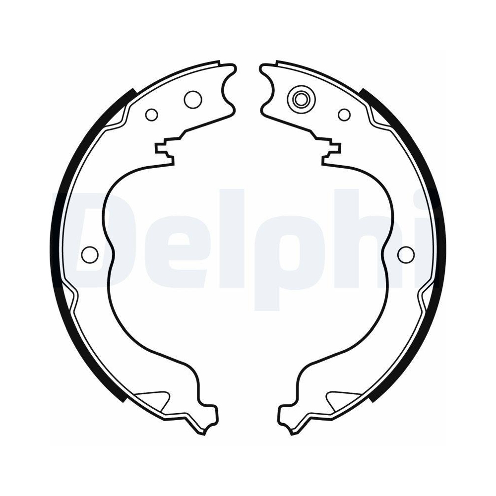 DELPHI LS2008 Bremsbackensatz, Feststellbremse f&uuml;r CITRO&Euml;N MITSUBISHI PEUGEOT