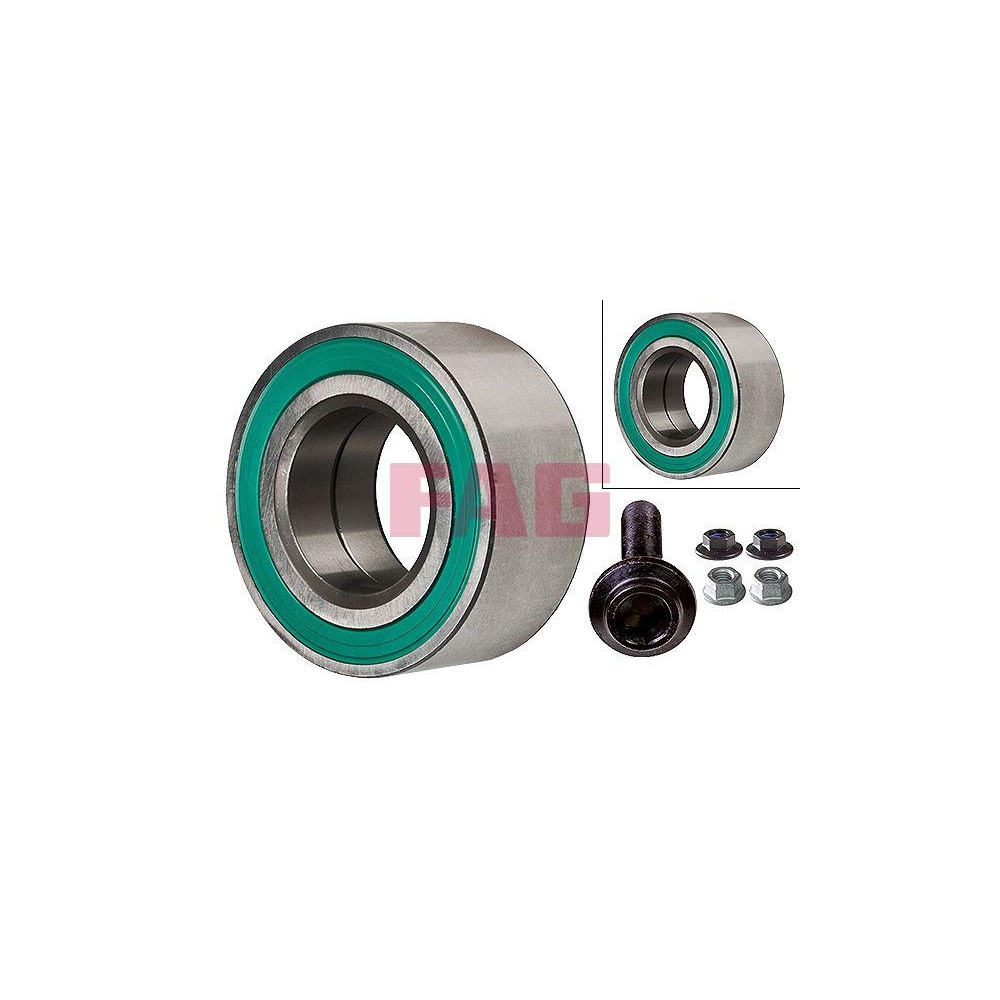 Radlagersatz Schaeffler FAG 713 6103 50 f&uuml;r AUDI, Vorderachse