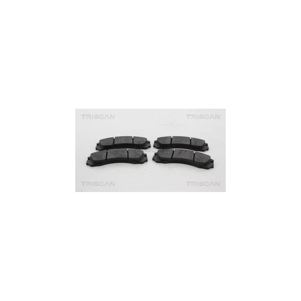 Bremsbelagsatz, Scheibenbremse TRISCAN 8110 10576 f&uuml;r MITSUBISHI, Vorderachse