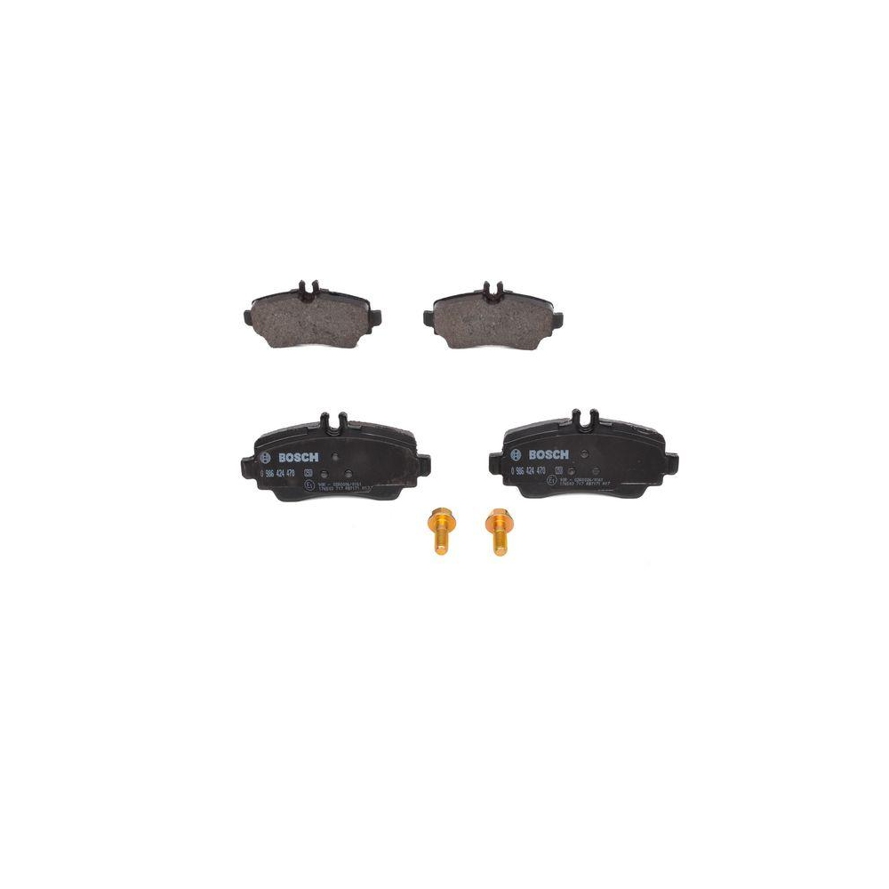 Bremsbelagsatz, Scheibenbremse BOSCH 0 986 424 470 f&uuml;r MERCEDES-BENZ