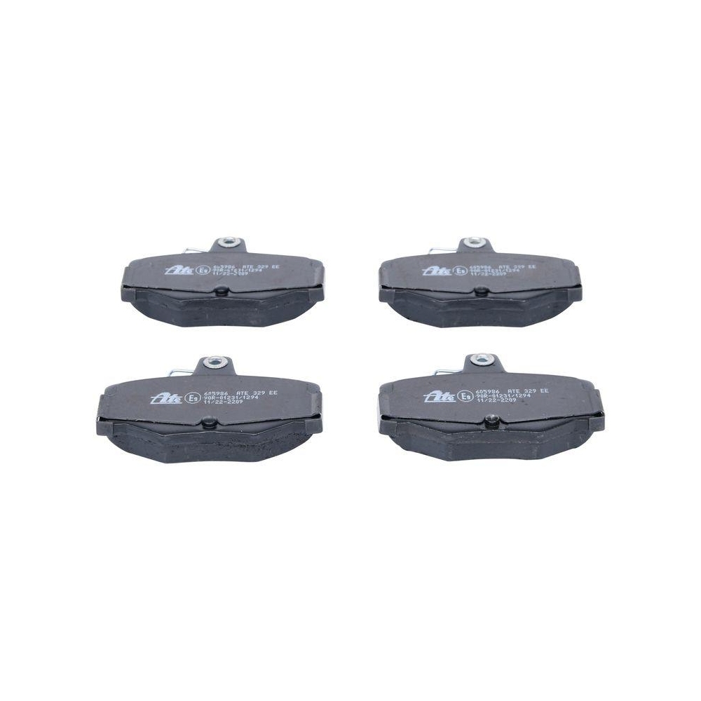 Bremsbelagsatz, Scheibenbremse ATE 13.0460-5986.2 f&uuml;r NISSAN, Hinterachse