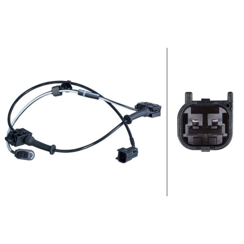 HELLA 6PU 358 418-521 Sensor, Raddrehzahl f&uuml;r MAZDA, Vorderachse