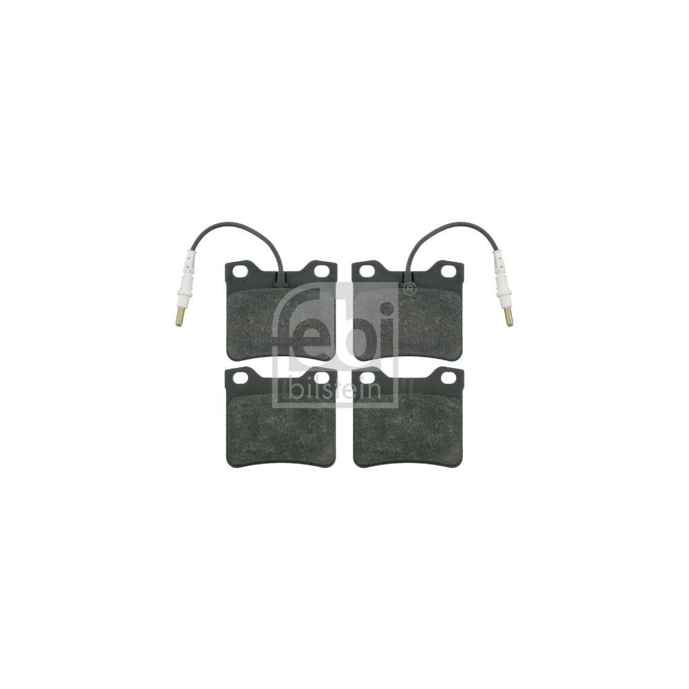 FEBI BILSTEIN Bremsbelagsatz, Scheibenbremse 16137 f&uuml;r PEUGEOT, Hinterachse