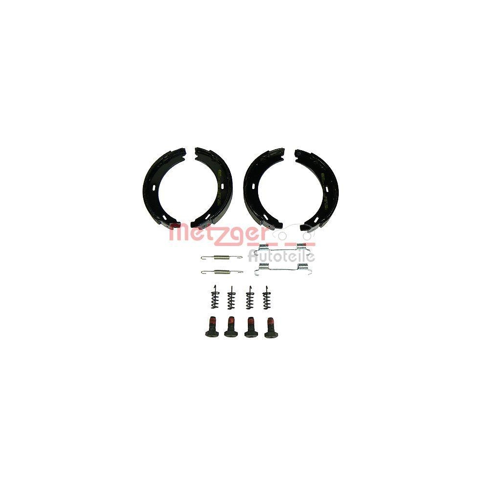 Bremsbackensatz, Feststellbremse METZGER KR 216 für MERCEDES-BENZ