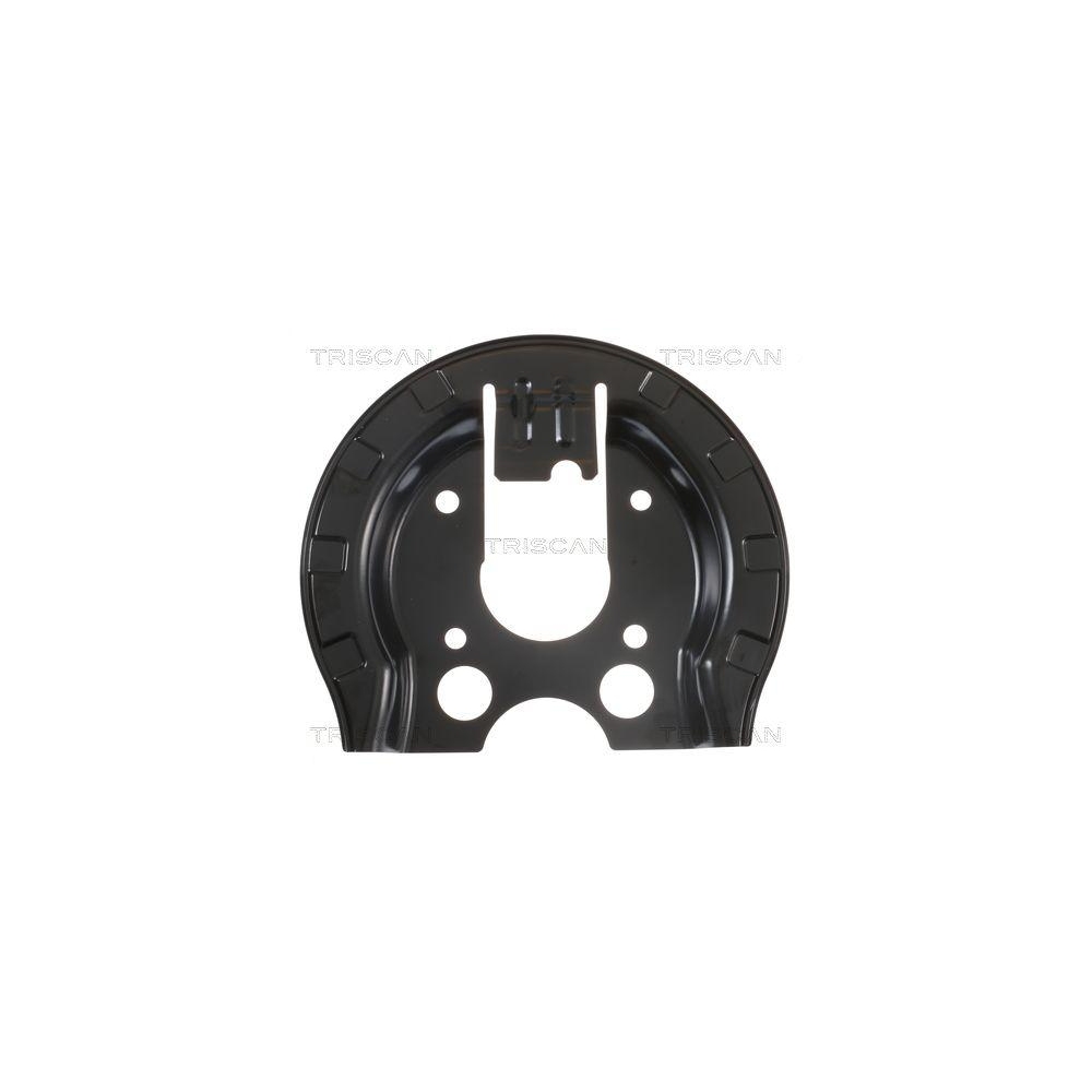 Spritzblech, Bremsscheibe TRISCAN 8125 28203 f&uuml;r CITRO&Euml;N PEUGEOT, Hinterachse