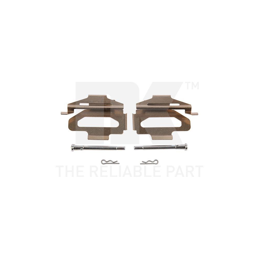 Zubehörsatz, Scheibenbremsbelag NK 79991007 für, Vorderachse