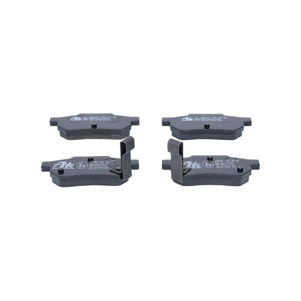 Bremsbelagsatz, Scheibenbremse ATE 13.0460-5998.2 f&uuml;r HONDA ROVER, Hinterachse