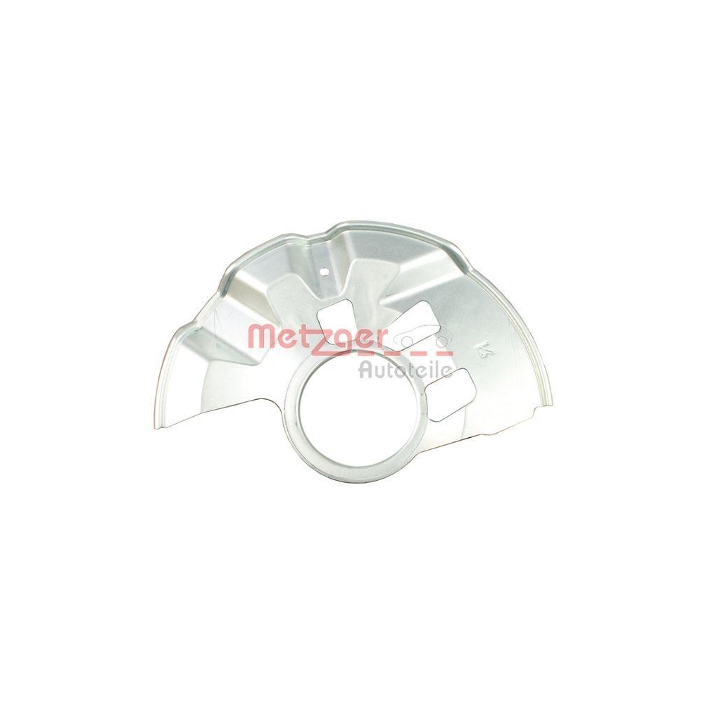 Spritzblech, Bremsscheibe METZGER 6115190 f&uuml;r MAZDA, Vorderachse rechts