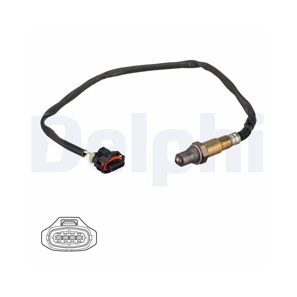 DELPHI ES21225-12B1 Lambdasonde f&uuml;r OPEL VAUXHALL, vor Katalysator