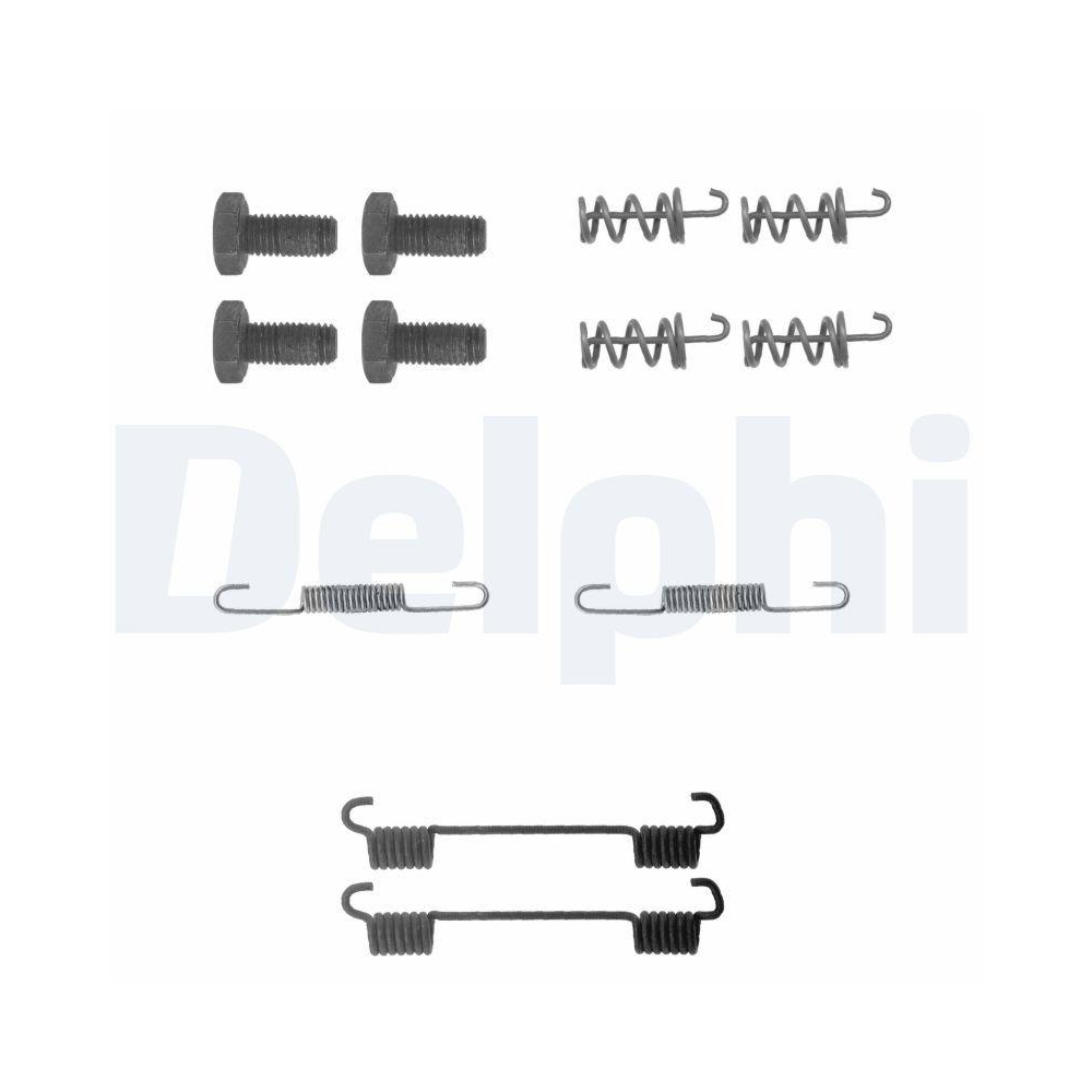 DELPHI LY1104 Zubeh&ouml;rsatz, Bremsbacken f&uuml;r MERCEDES-BENZ, Hinterachse