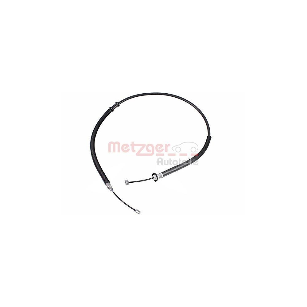 Seilzug, Feststellbremse METZGER 631.20 f&uuml;r FIAT, hinten links, hinten rechts