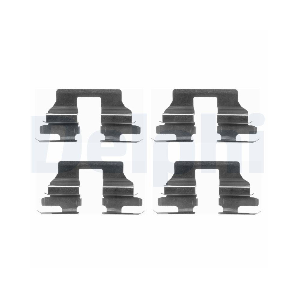 DELPHI LX0404 Zubeh&ouml;rsatz, Scheibenbremsbelag f&uuml;r HONDA, Hinterachse