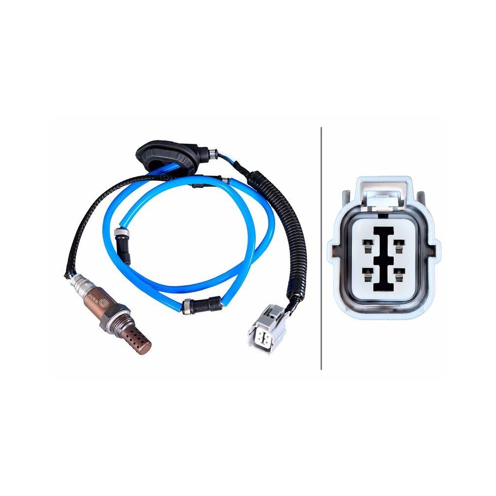 HELLA Lambdasonde 6PA 358 221-971 f&uuml;r HONDA, nach Katalysator